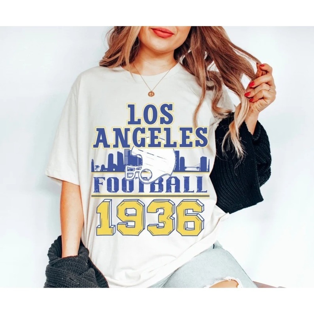 Los Angeles Football T Shirt, Retro LA Football Shirt